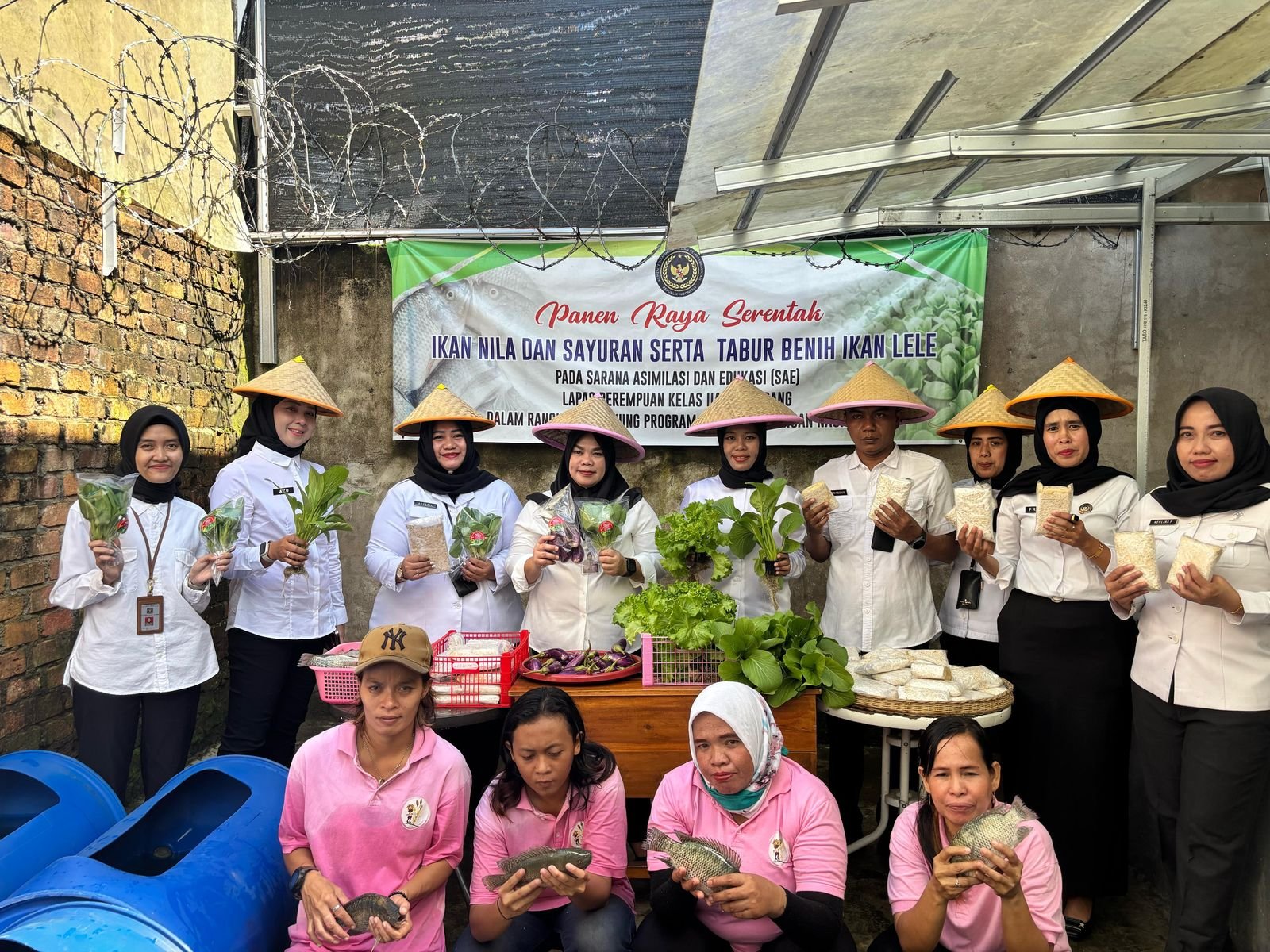 Lapas Perempuan Kelas IIA Palembang Gelar Panen Raya, Dukung Ketahanan Pangan Nasional