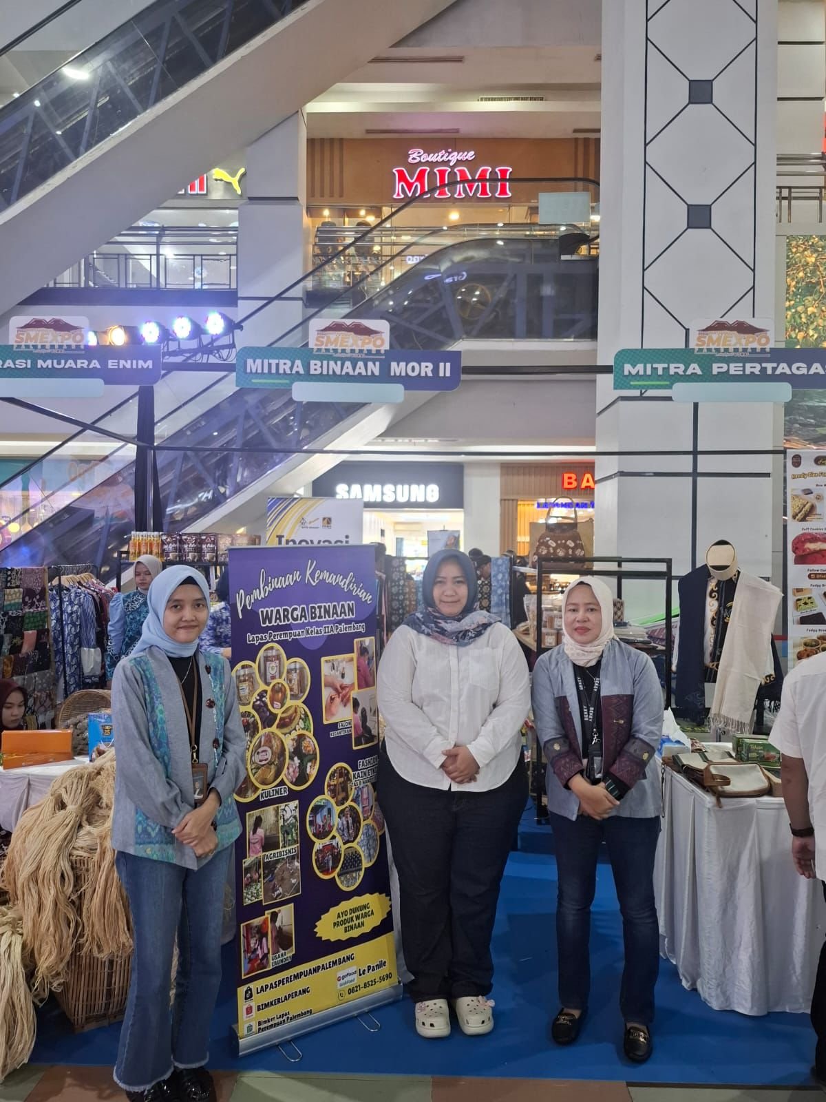 Dukung Peningkatan UMKM, Lapas Perempuan Palembang berpartisipasi Dalam Pertamina SMEXPO 2025