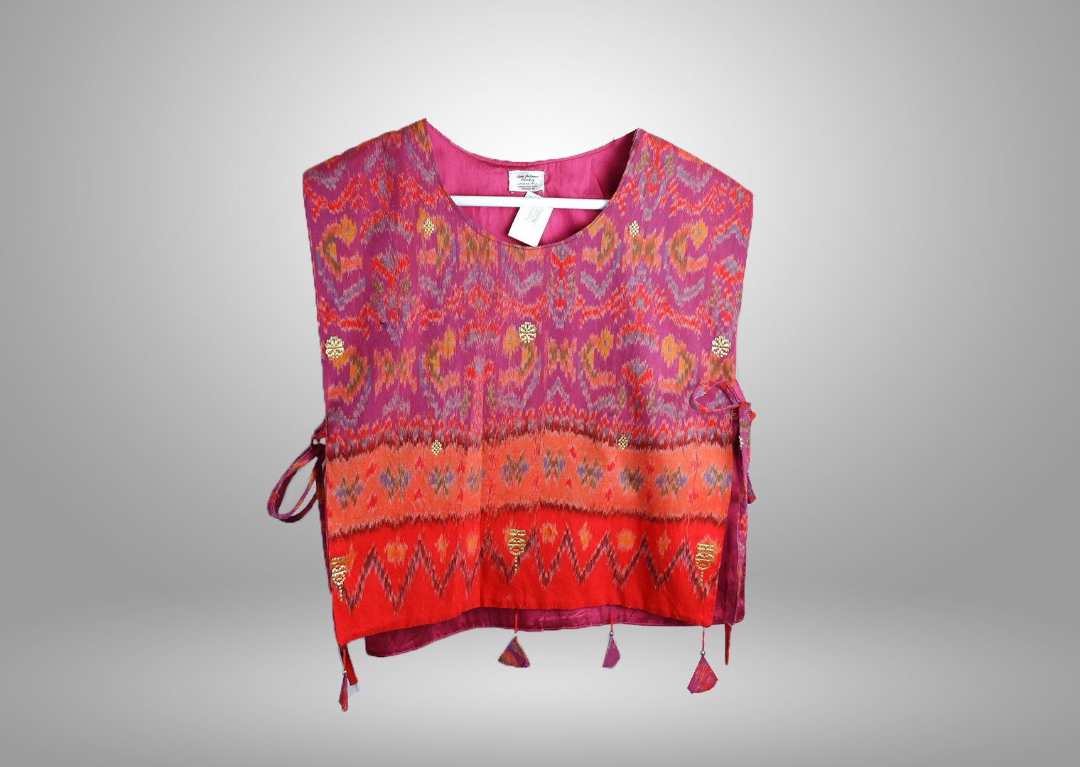 Vest Kombinasi Blongker Rumbai