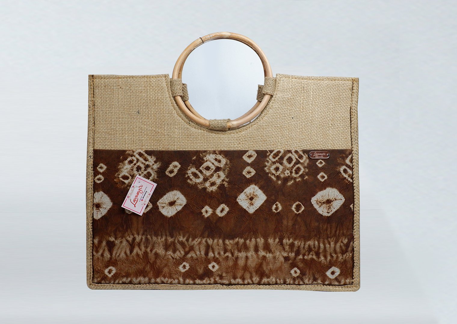 Tas Anyaman Goni Jumputan