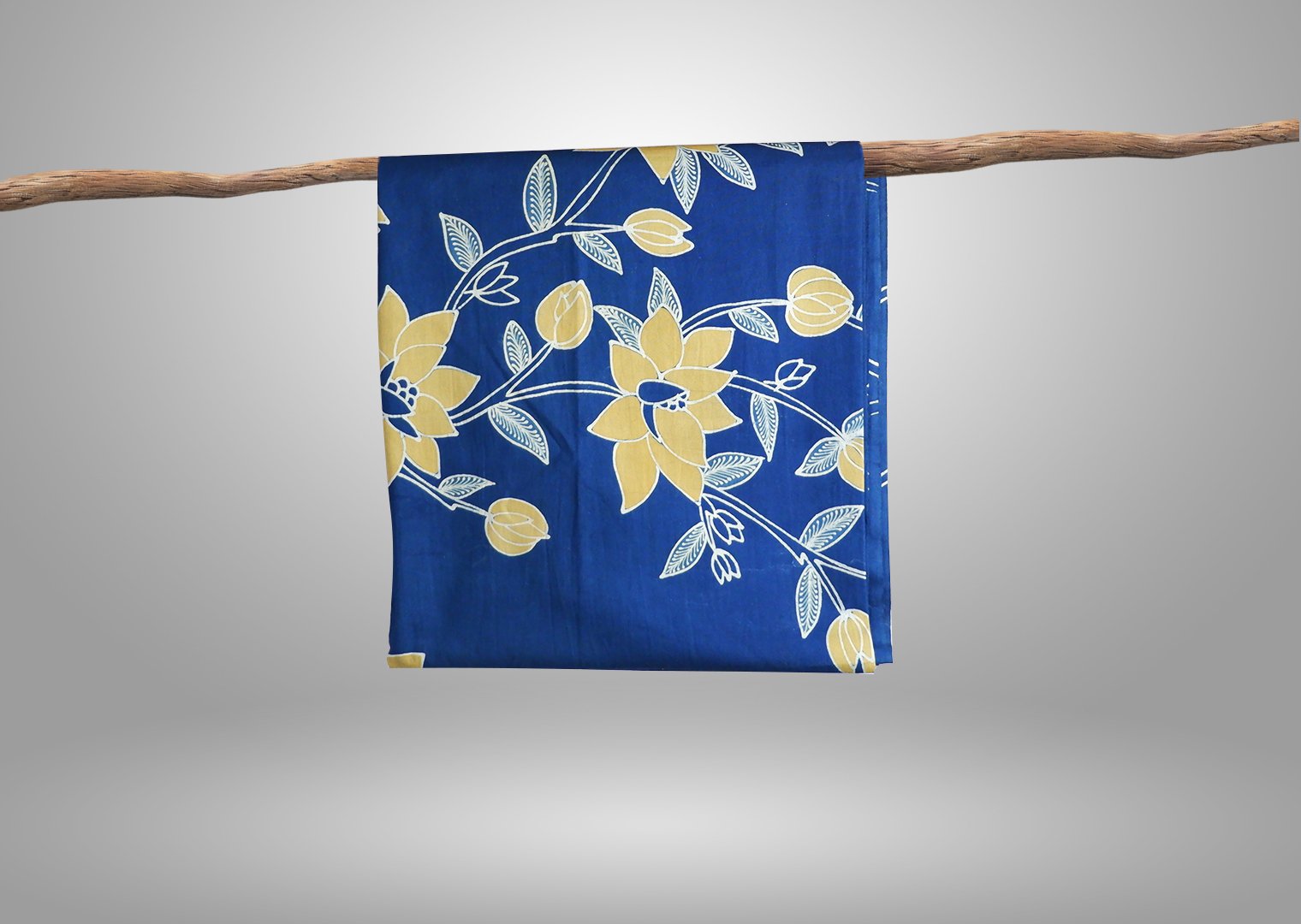 Batik Tulis Motif Bunga Pewarna Alami