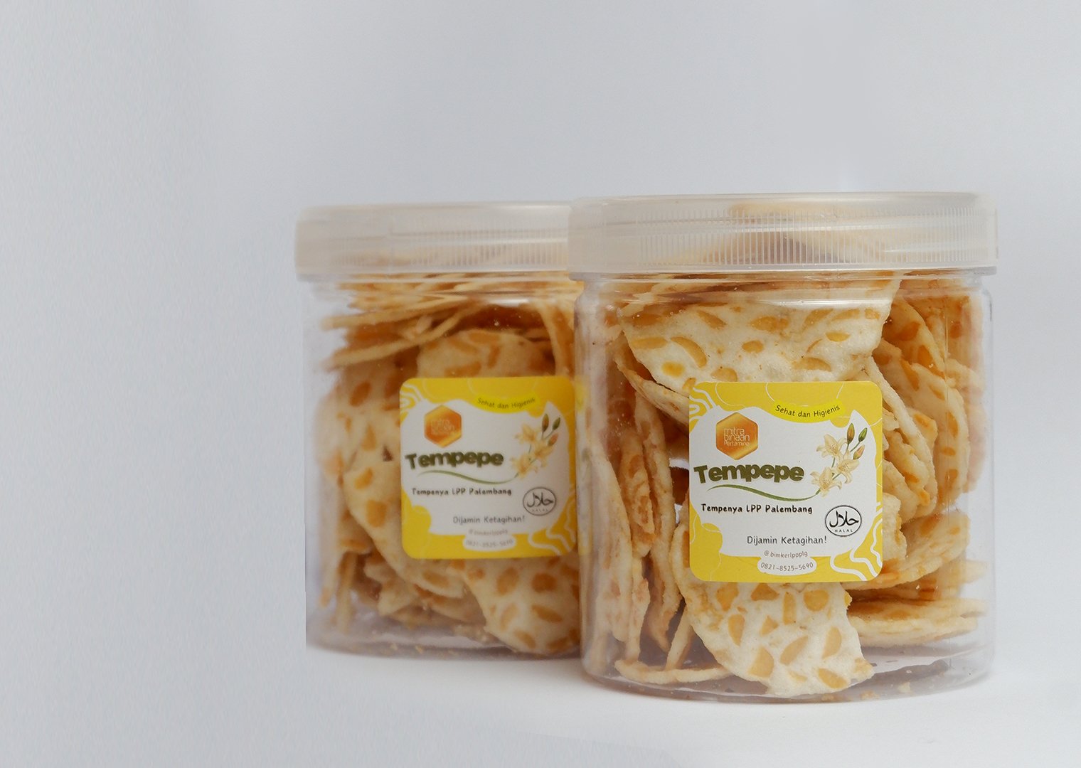 Keripik Tempe Toples Kecil 200 gr