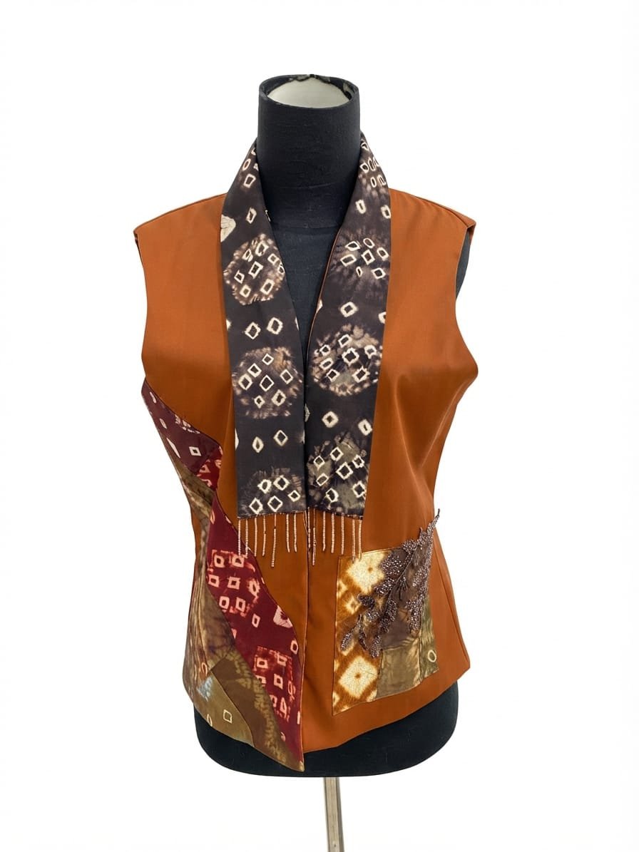 Maharani Asymmetric Vest